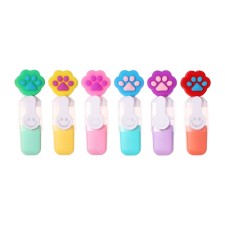 A set of markers of textbooks 6 pieces 6 colors, in the pencil case on the zipper