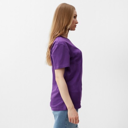 Female T -shirt, purple color, size 52-1
