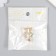 Decor for creativity Glass "Cub-Cristal" transparent holography set 5 pcs 0.8x0.8 cm