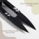 Set of scissors: Portnovsky 10 ", 25.5 cm, for cutting threads 10.5 cm, black color