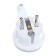 Invivers-invisible fork, 16 a, with salary, white
