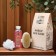 Gift set "3 in 1" shampoo, body brush, white washcloth