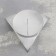 Climber "Asterisk" Metal for one candle, 9x3.5 cm, chrome