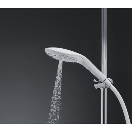 Shower noman Woman wave white-8