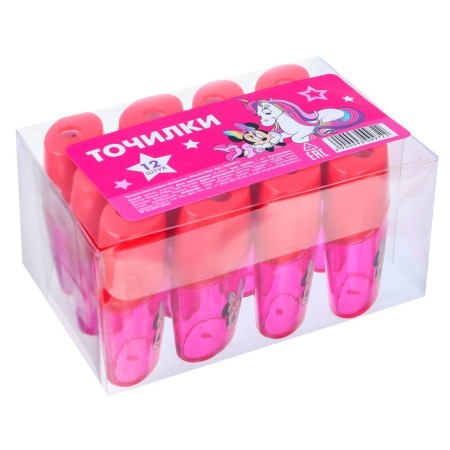 Plastic sharpener, red color, Minnie Mouse-1