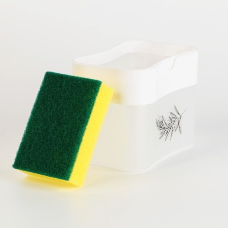 Doster for liquid soap "Sweet Home", white, 12 x 10.5 cm.-3