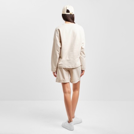 Women's costume (sweatshirt and shorts) Mist, p. 40-42, beige-3