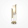 Lamp desktop Maytoni Z014TL-01G, 1HE14, 40W, 20x20x75.3 cm, gold color