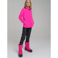 Fleet from a blis on a zipper for a girl, height 134 cm
