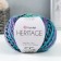 Yeritage yarn 75% acrylic, 25% wool 125m/50g (339 green-turquoise-violet)