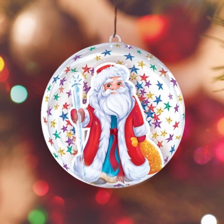 New Year's set for creativity. The Christmas ball "New Year! Father Frost"-2