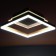 Causteen with PDU 1346/1 LED 80W 3000-6000K gold 43x43x9 cm Bayerlux