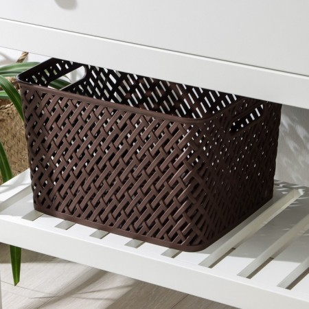 Storage basket "Book", 34.5 × 30 × 22.5 cm, brown color