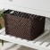 Storage basket "Book", 34.5 × 30 × 22.5 cm, brown color