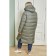 Female coat, size 64, green color