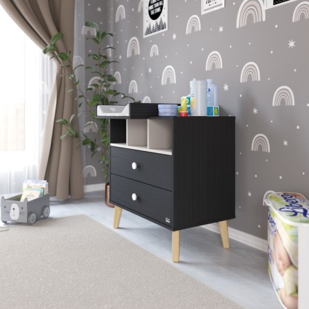 Gardenpower Benny, chipboard, 2 boxes, black/cashmere color-2