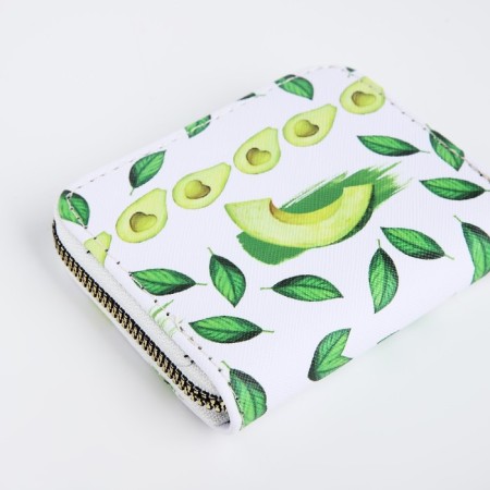 Lightning wallet, white/green color-1