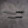 Simura Shadow knife set, 2 pcs: blade: 12 cm, 20.8 cm