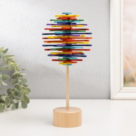 Antistress tree "Fluffy tree" mix 10x10x21.5 cm-1