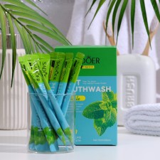 A set of rinses for the mouth in sticks with the taste of mint, 20pcs of 10 ml