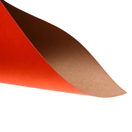 Cardboard of color A3, Non -Milk, 190 g/m2, orange, price for 1 sheet-1