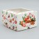 Folding box for 4 cupcakes with the window “Happy New Year!”, Sweets, 16 x 16 x 10 cm, New Year