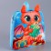 Baby backpack "Dragon smile", p. 24 × 24 cm