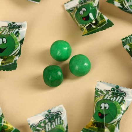 Chewing gum "Sweet bombs" with filling, taste: lime, 50 g.-2