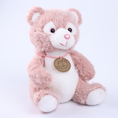 Soft toy "Little Friend", bear, pink color-3
