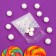 BOPP package with sticky tape, "for you", 7*7+3cm