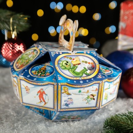 Gift box "flying saucer", 21.5 x 21.5 x 15.5 cm-2