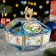 Gift box "flying saucer", 21.5 x 21.5 x 15.5 cm