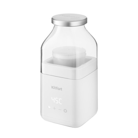 Yogurtnitsa KitFort KT-2053, 25 W, 800 l, 1 container, plastic, white
