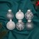 Set of balls plastic D-6 cm, 6 pcs "Winter Valley" silver