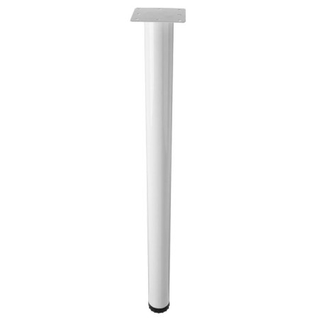 Support for a table with adjustable bloodsters, h 715, d 51, white