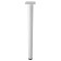 Support for a table with adjustable bloodsters, h 715, d 51, white