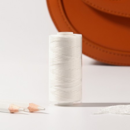 The threads are waxed, flat, 150d/16, 0.8 mm, 50 ± 2 m, white color-4