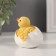 Souvenir Polystone "Yellow duckling in the shell" MIX 5x6x7 cm