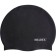 Bradex swimming cap, silicone, black