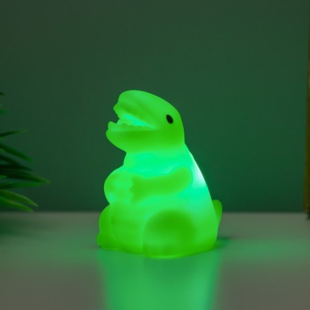 Night Plastic "Crocodile" 2W LED 3LR44 green 4x4x4cm-1
