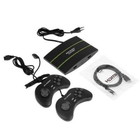 Dendy Nimbus Game Console, 8-bit/16-bit, 1700 games, 2 gamepads, black
