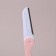A razor for eyebrow correction, with interchangeable razors - 4 pcs, white/pink color