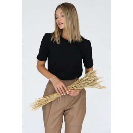 T -shirt with round neckline, size 46-2