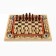 Board game 3 in 1 "Status": chess, checkers, backgammon, board wood 50 x 50 cm