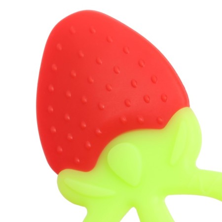 Silicone teether "strawberry", crush me-5