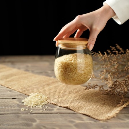 Glass Bank for Fruent products "Eco", 700 ml, 11 × 10.5 cm-7