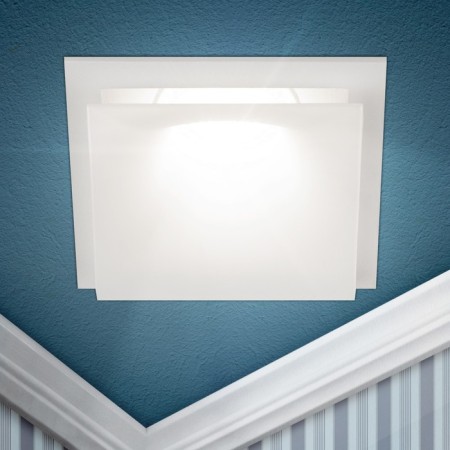 Lamp built -in era KL 102, IP20, 12W, 82x82x51 mm, white color