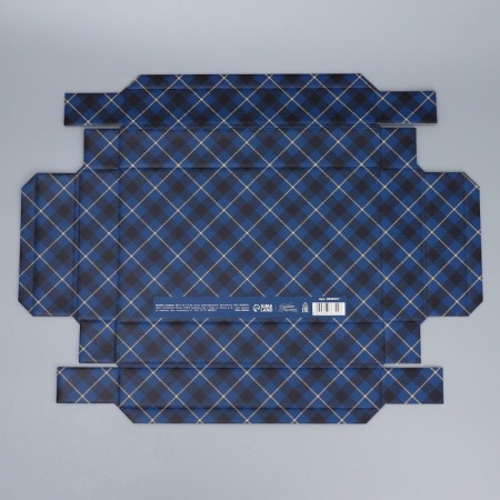 Gift folding box, packaging, “real man”, 25.5 x 15 x 4 cm-7