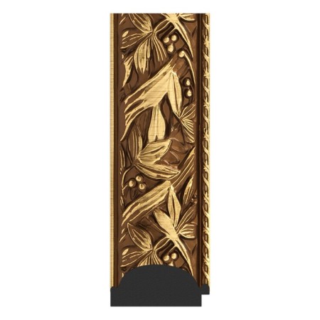 Mirror in the baguette frame, Byzantium gold 99 mm, 58.8x58.8 cm-2
