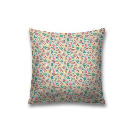 Pillowess decorative “Striped Easter eggs”, on a zipper, size 45x45 cm